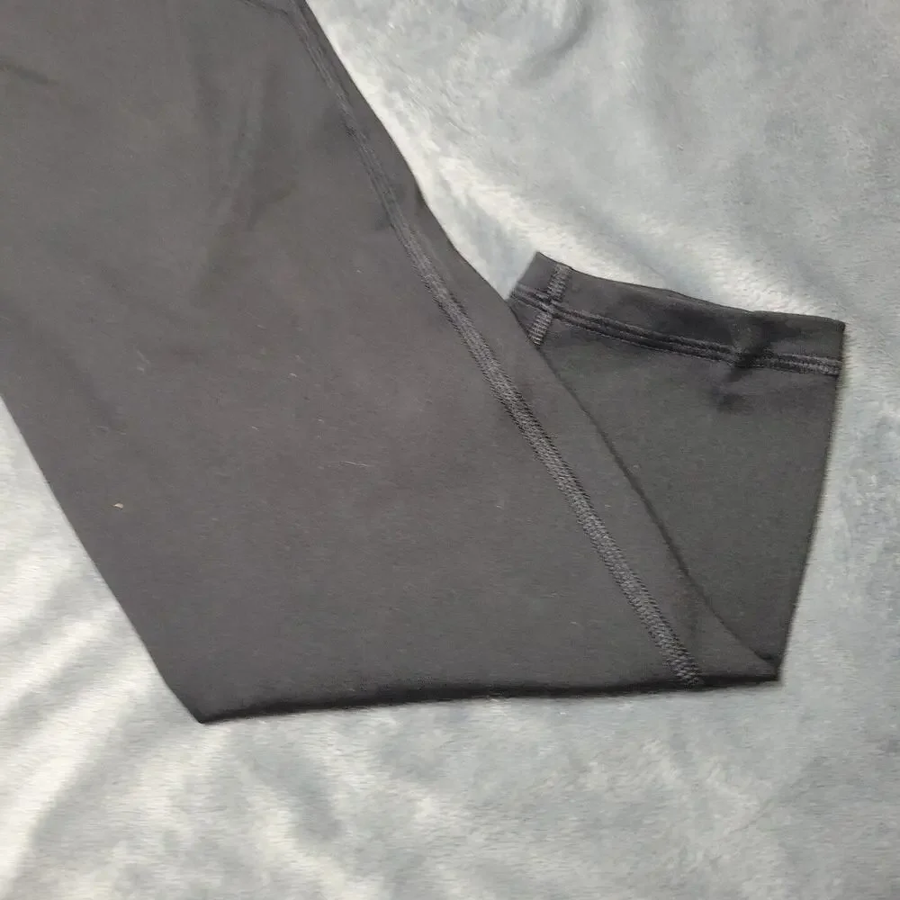 Old Navy Legging Women Large Active‎ Skinny Black Comfort Stretch Pull On Pocket